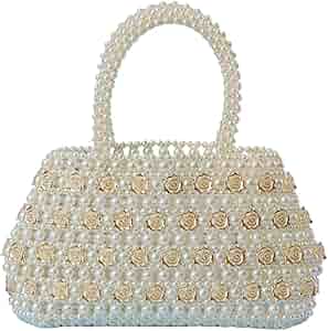 バッグ L BALL BEADS BAG HJLLJJGA Pearl Clutch Bead Bag Imitation Pearl Handbag Large